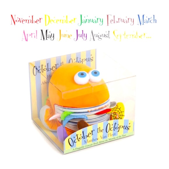 October the Octopus: A Huggable Concept Book About Months ~Matthew Van Fleet NEW - Picture 3 of 13